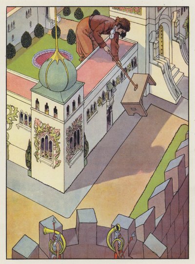 Ilustración de Los viajes de Gulliver de Jonathan Swift de Artus Scheiner